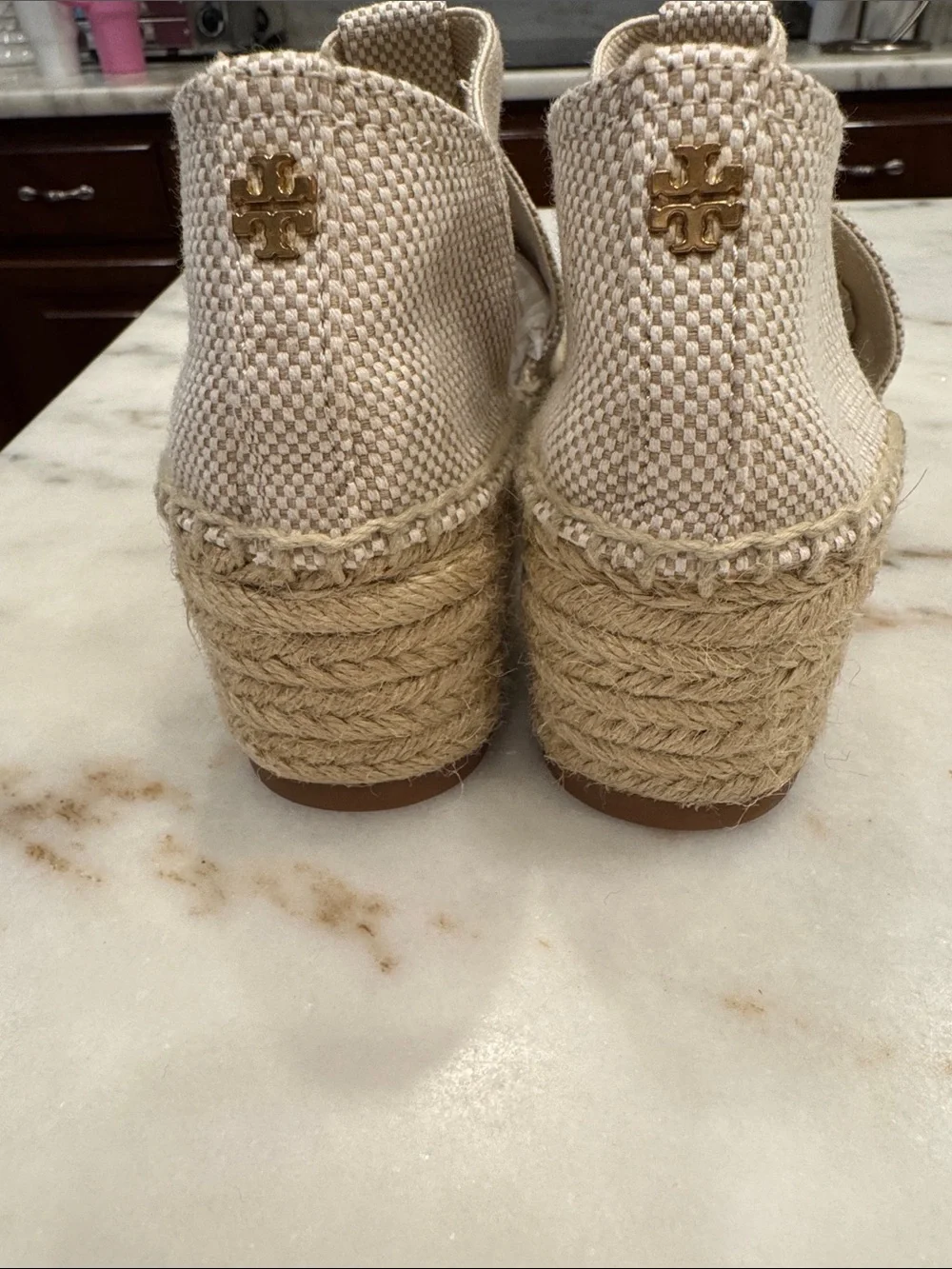 Tory Burch Catalina Espadrille-Canvas Shoe Size 7